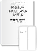HOUSELABELS 4-up Shipping Labels