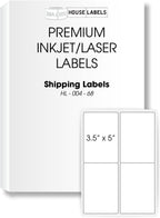 HOUSELABELS 4-up Shipping Labels