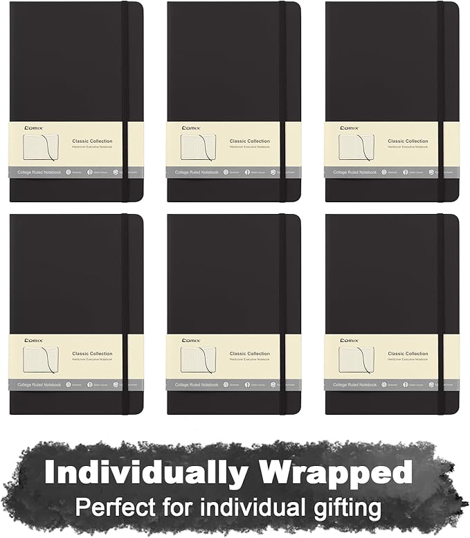 Comix 6 Pack Lined Journal Notebooks - Image 5