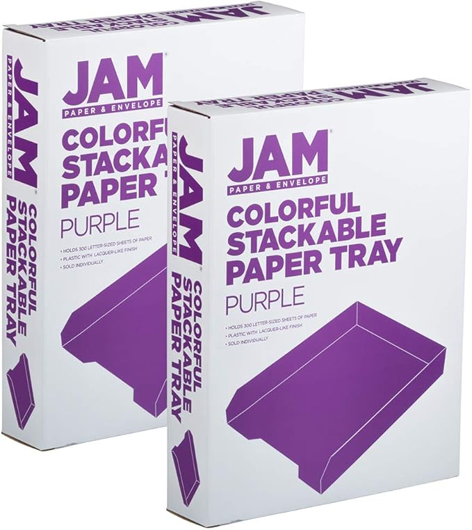 JAM PAPER Stackable Paper Trays - Image 5