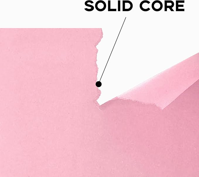 50 Sheets Pink Cardstock 8.5 x 11 Thick Paper, Goefun 80lb Card Stock Printer - Image 3