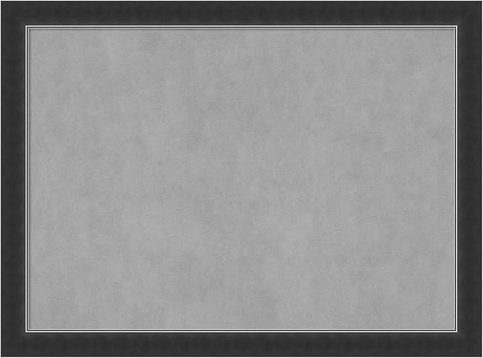 Amanti Art Black Framed Magnetic Board 23x31 Medium Vision Board by AmantiArt