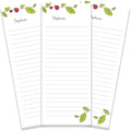 Current Ladybugs Personalized Notepads – Set of 3, 50-Sheet Lined Paper Pads by Current