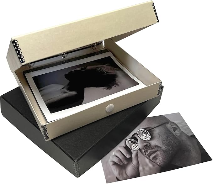 Lineco, Archival Tan 3-Ring Binder Preservation Album Box 12.25 x 11.25 x 2 - Image 6