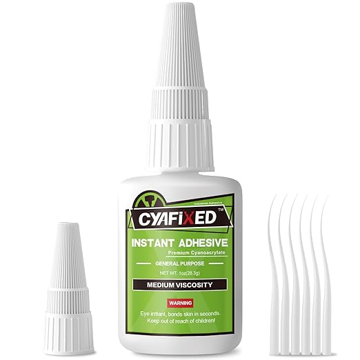 Medium Super Glue Liquid, All Purpose CA Glue by CYAFIXEDSUPERGLUE