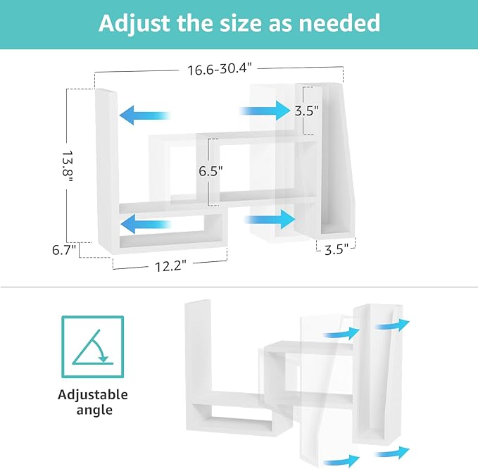 Desktop File Organizer Desk Organizer Shelf - Image 2