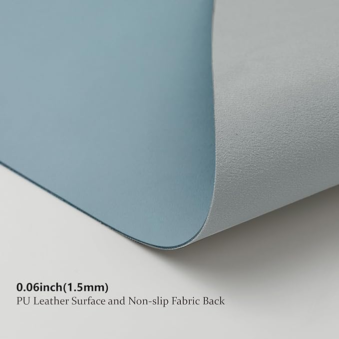 Large Desk Mat - 47.2"x 17" Non-Slip PU Desk Pad - Image 3