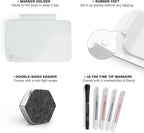 TOWON Small Glass Dry Erase Board, Desk White Board - Image 4