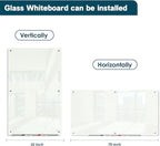 J&J worldwide Glass Dry Erase Board 6' x 3', Glass Whiteboard Magnetic - Image 6