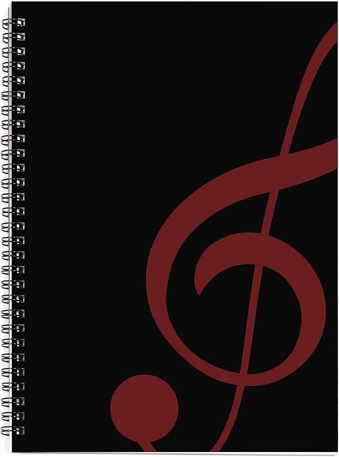 MAXCURY Blank Sheet Music Composition Manuscript Staff Paper Art Music Notebook by MAXCURY