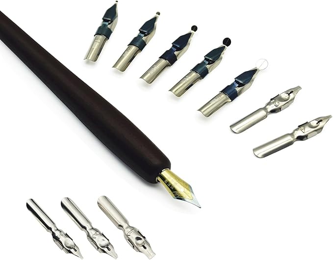 Plotube Wooden Pen Calligraphy Set - Image 4