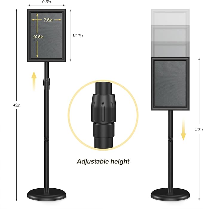 Relx Sign Holder Stand 8.5x11 inch - Image 3