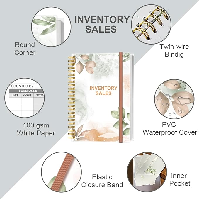 Inventory & Sales Log Book for Small Business – Inventory Ledger Book, - Image 2