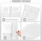 Lincia 100 Pcs Plastic Folders - Image 3