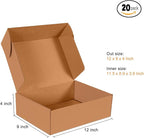 JOWLOT 12x9x4 inch Shipping Boxes Set of 20 - Image 4