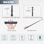 JCWINY Webcam Stand, 28 Inch Web Cam Stand - Image 7