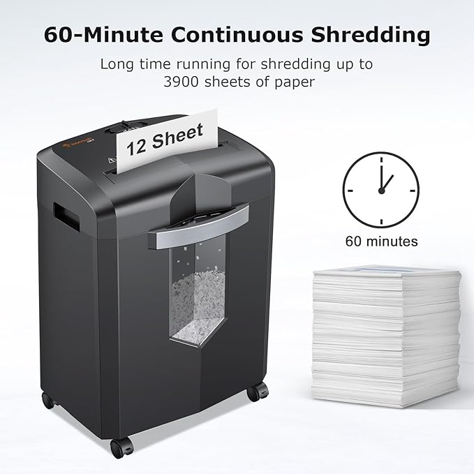 Bonsaii 12-Sheet Micro Cut Shredders - Image 2