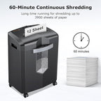 Bonsaii 12-Sheet Micro Cut Shredders - Image 2