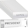 Therwen 12 Pcs Aluminum Office Name Plate Holder by Therwen