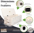 Rustic Cable Management Box & Cord Organizer- Cable Organizer - Image 3