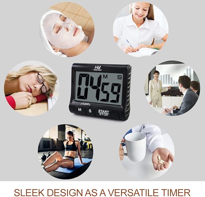 HOME MOST 2-Pack Large Display Kitchen Timer - Image 5