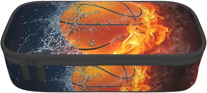 Cool Basketball Ball Pencil Case Big Capacity Storage Pencil Pouch Stationery - Image 9