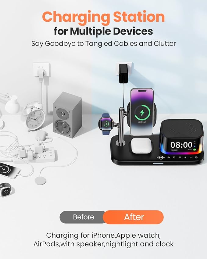 BLACKPAI 6-in-1 Wireless Charging Station - Image 5
