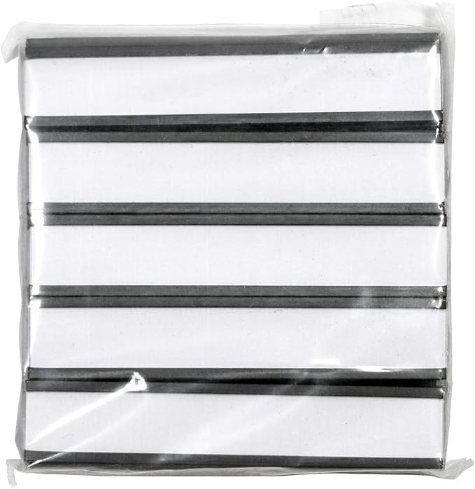 SmartSign Pack of 25 Magnetic 'C' Channel Label Holders | 0.5" x 3" - Image 7