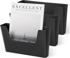 YOHOM No Drilling File Holder Wall Mails Magazines Organizer Adhesive Door Mount by Yohom