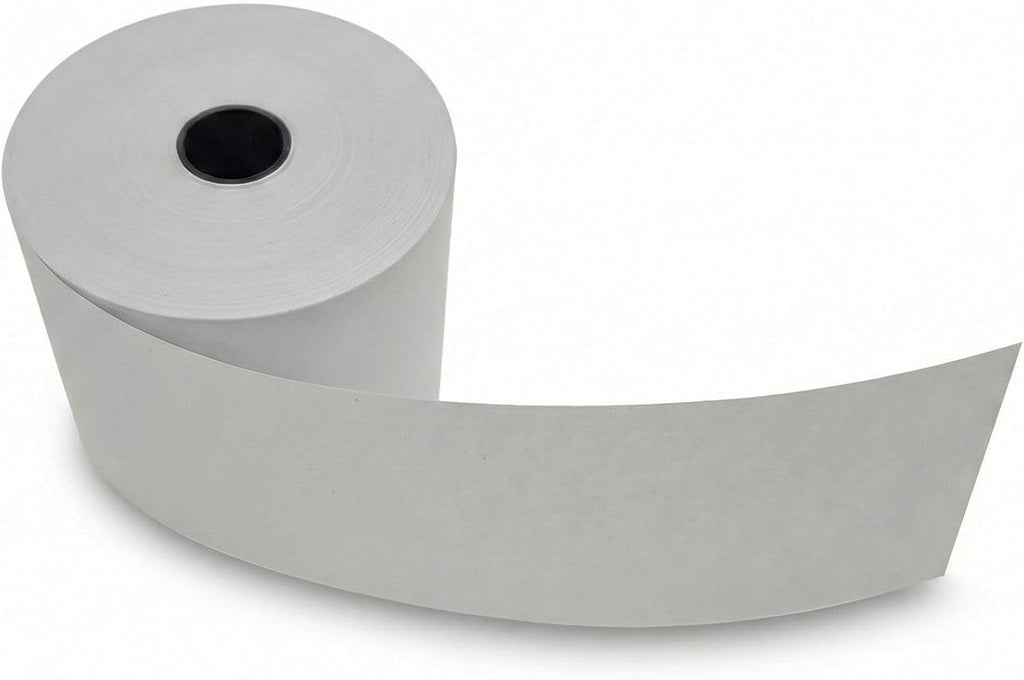 2 1/4" x 150' White Adding Machine Paper Rolls – One Ply Register/Calculator/10-Key Paper for Printing Calculators and Registers – 16 Rolls