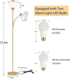 RISLG Floor Lamp, Standing lamp, Stepless Dimming Brightness, Included 9W and - Image 5