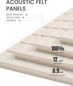 Fluxynara Large Felt Bulletin Board 48" x 36" Cork Board Alternative-12 Pack - Image 4