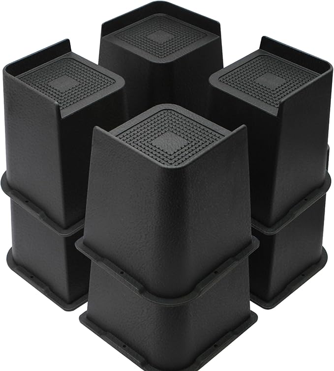 MXMZHXU Bed Risers 2 inch, 3 inch, 4 inch, 6 inch or 8 inch Heavy Duty by MXMZHXU