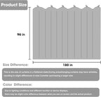 Cbsroro Room Divider Blackout Curtain Track Curtains Wall Dividers Panels Screen - Image 2