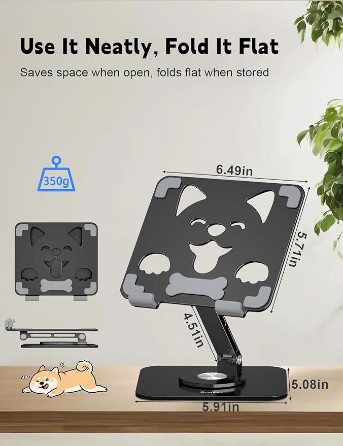 Aoviho Adjustable Tablet Stand for iPad - Image 3