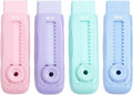 M&G 4 Pcs Cute Erasers for Kids Sliding Retractable Pencil Erasers, Push Pull by MG