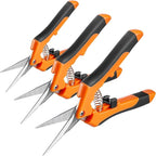 GROWNEER 3 Packs 6.5 Inch Pruning Shears Gardening Hand Pruning Snips Gardening - Image 9