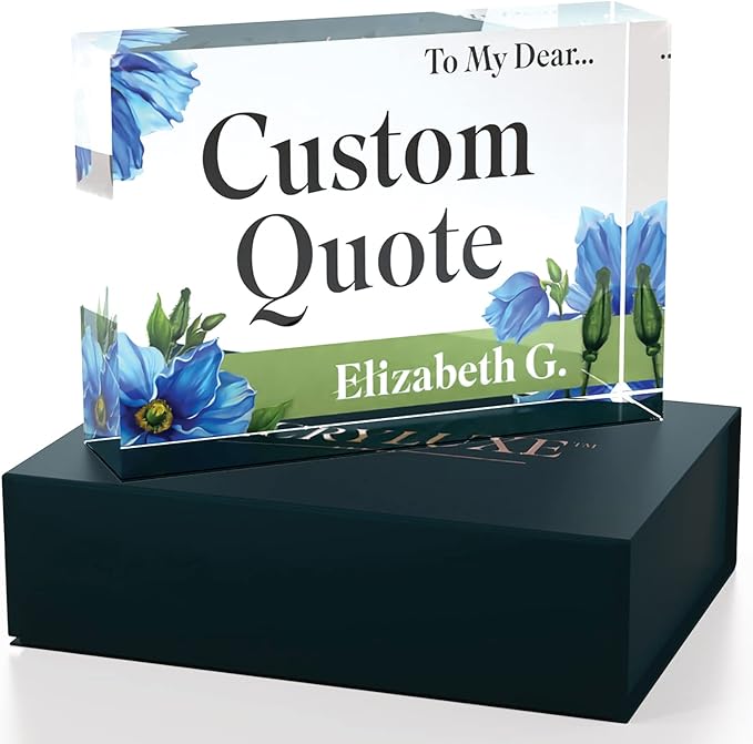 Custom Acrylic Sign Personalized, Custom Desk Name Plate, 18 Styles, - Image 3