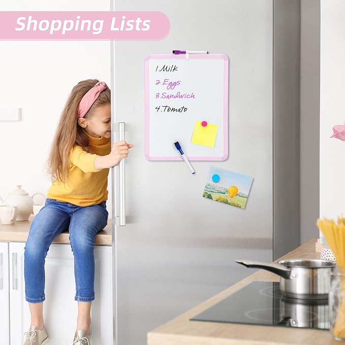 VUSIGN Small White Board Dry Erase, Mini Whiteboard - Image 2