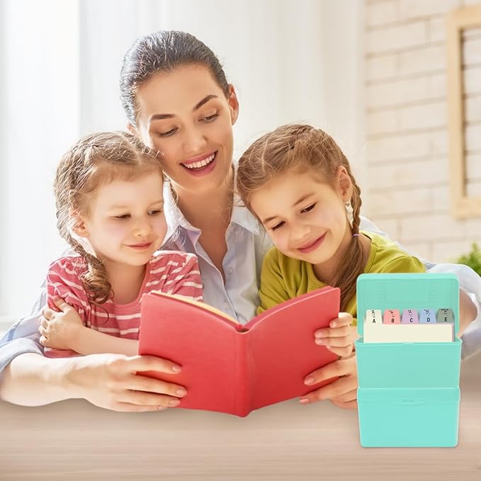 H4D 3x5 Index Card Holder with 100 Heavyweight Ruled Index Cards and 25 Plastic - Image 7