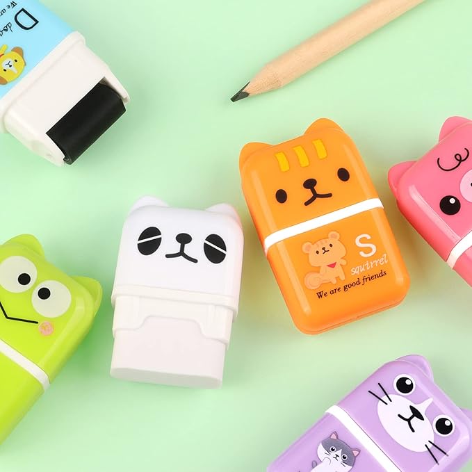 Tamaki 6 Pack Erasers for Kids, Cute Erasers - Image 7