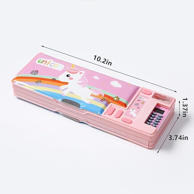 Ristpal Pop Up Multifunction Pencil Case, Cute Cartoon Pen Box Organizer - Image 6