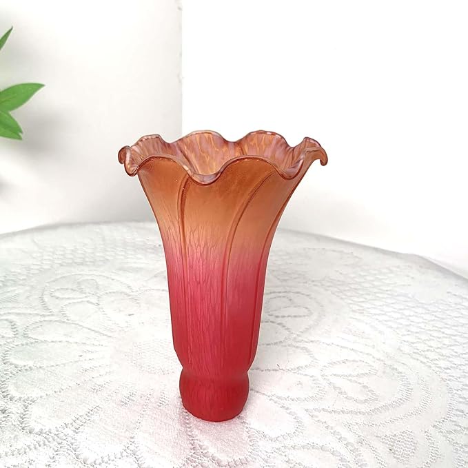 Bieye LS64 Lily Flower Blown Glass Lampshade - Image 5
