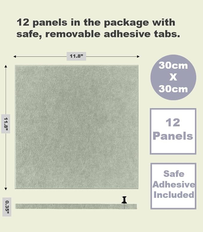 DECORITA Sage Green Cork Board Alternative | Large Pin Board Notice Board | - Image 3
