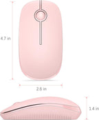 VssoPlor Wireless Mouse, 2.4G Slim Portable Computer Laptop Mouse - Image 6