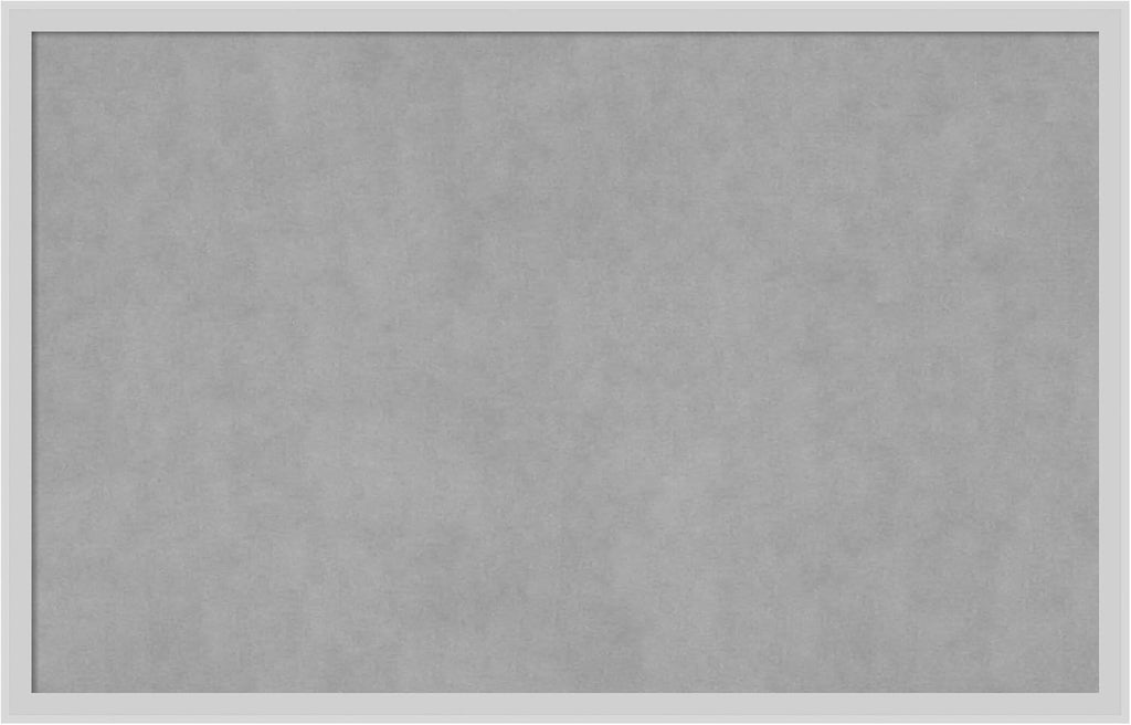 Amanti Art Silver Framed Magnetic Board 21x33 Large Vision Board