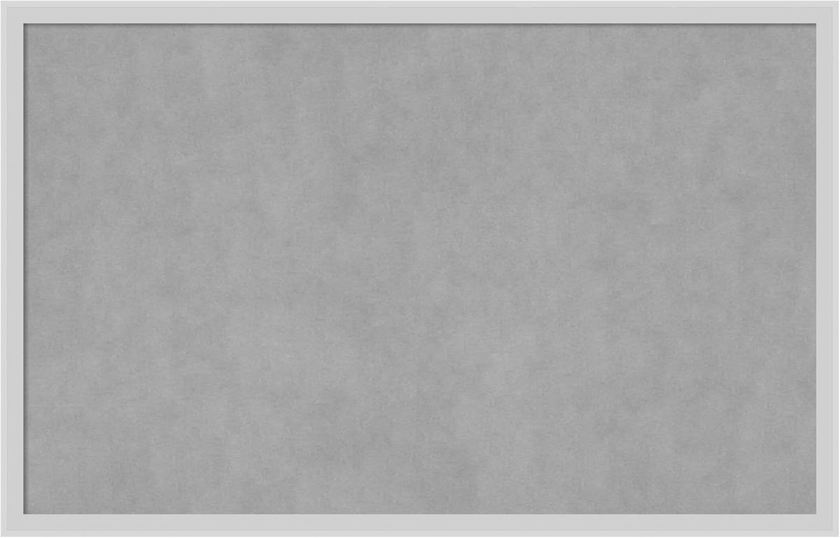 Amanti Art Silver Framed Magnetic Board 21x33 Large Vision Board
