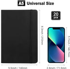 Honoson 20 Pack Lined Journal Notebooks A5 Hardcover Executive Notebook 5.5" x - Image 2