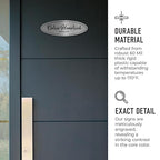 Custom Wall or Door Sign, Personalized Plaque Engraved Message - Image 3