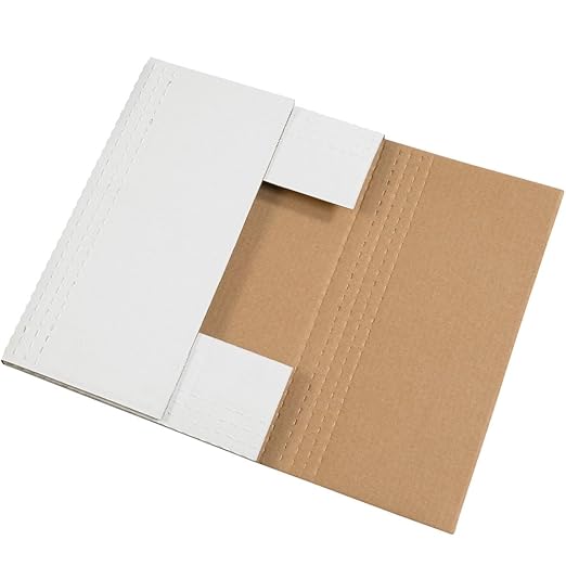 Tape Logic TLM4BK Easy-Fold Mailers, 17 1/8" x 14 1/8" x 2" White by TapeLogic